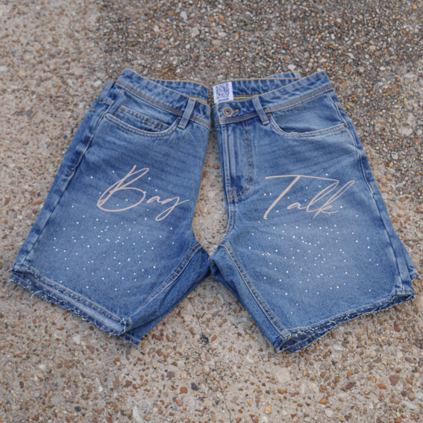 Signature “Clustered” Denim Shorts