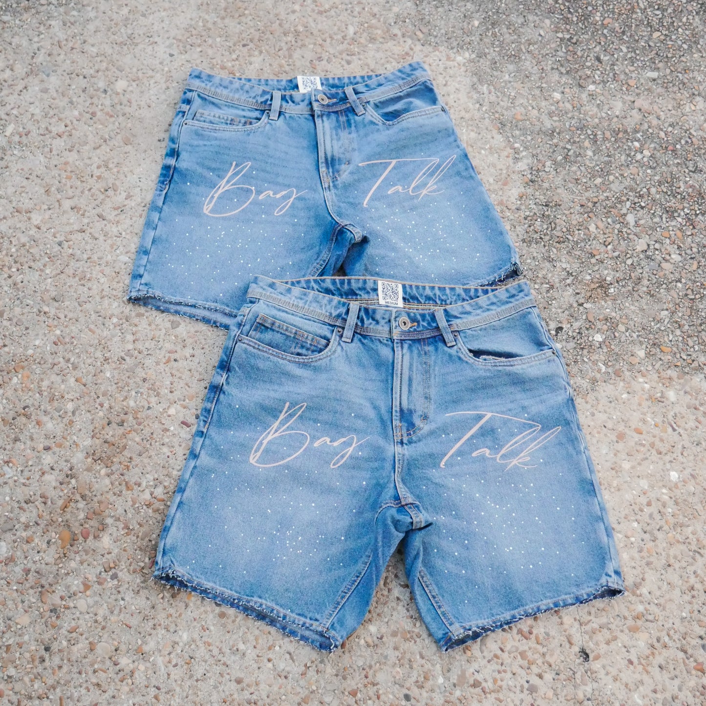 Signature “Clustered” Denim Shorts