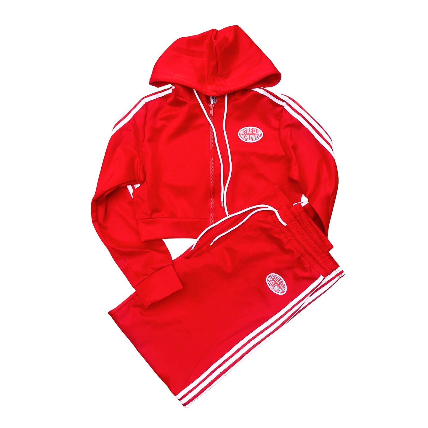 Hustle Club Worldwide Tracksuit - Red