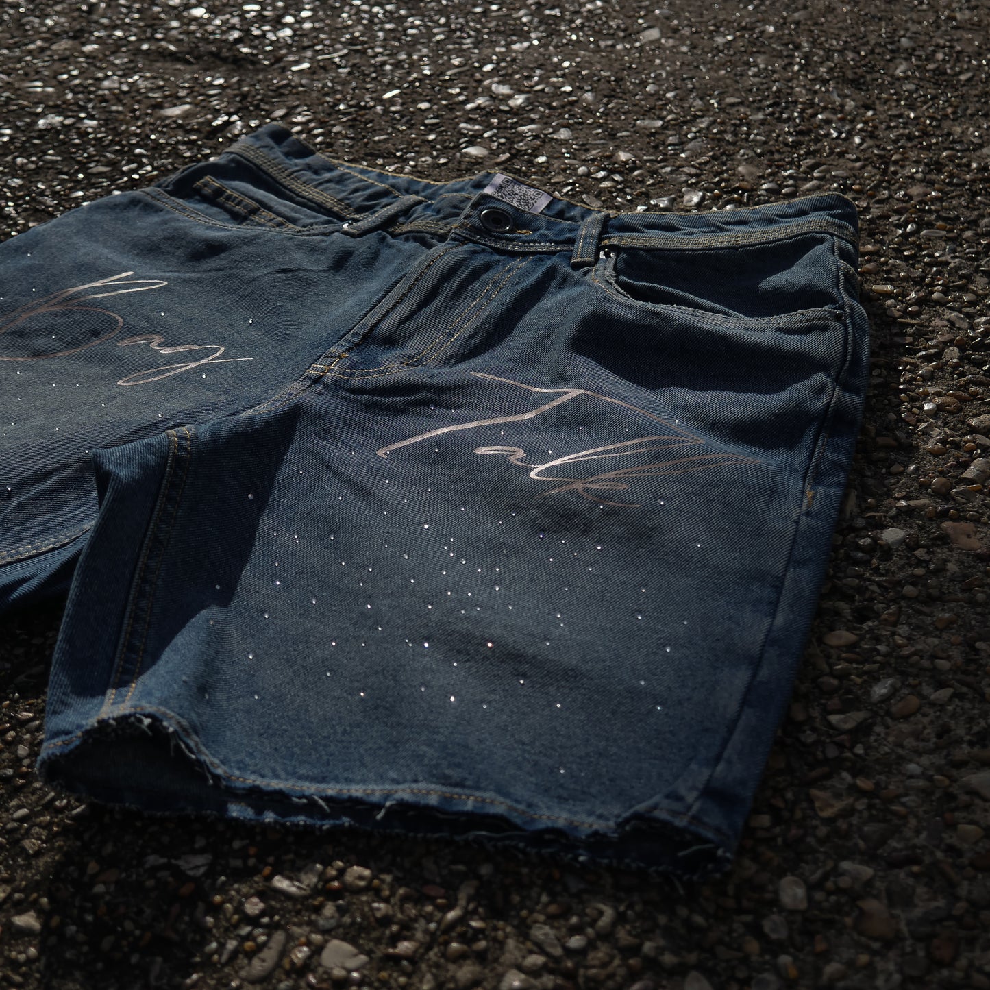 Signature “Clustered” Denim Shorts