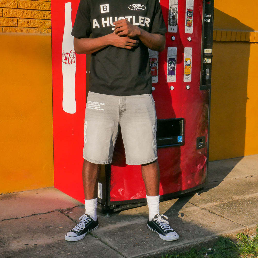 Hustle Club Denim (L. Grey)