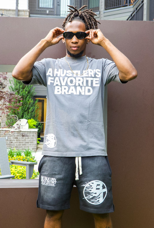 Hustle District Sun Dried Shorts (Black)