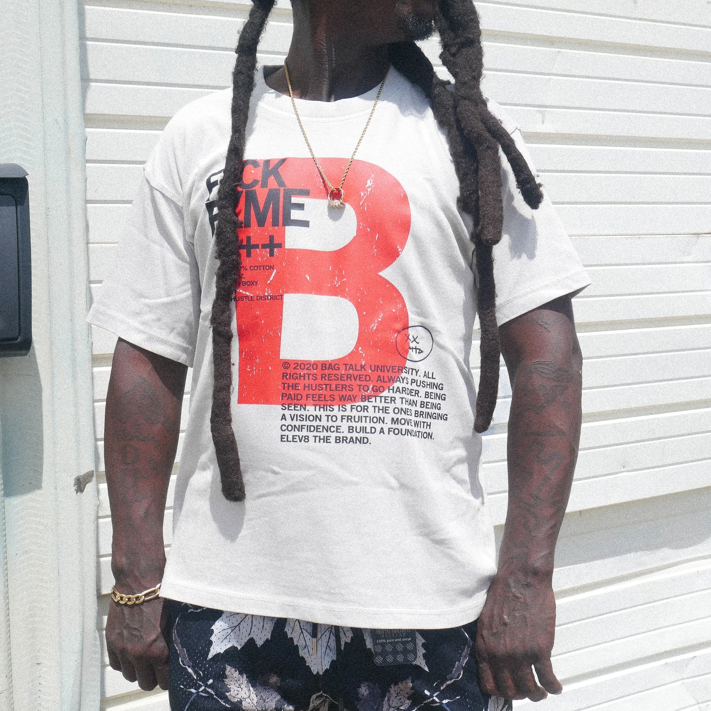 Fxck Fxme V2 Tee - Lunar Gray