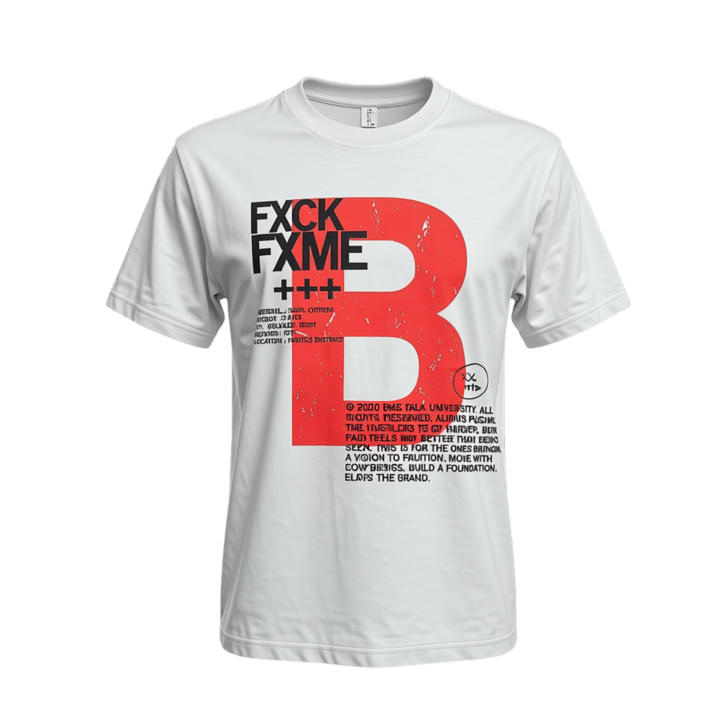 Fxck Fxme V2 Tee - Lunar Gray