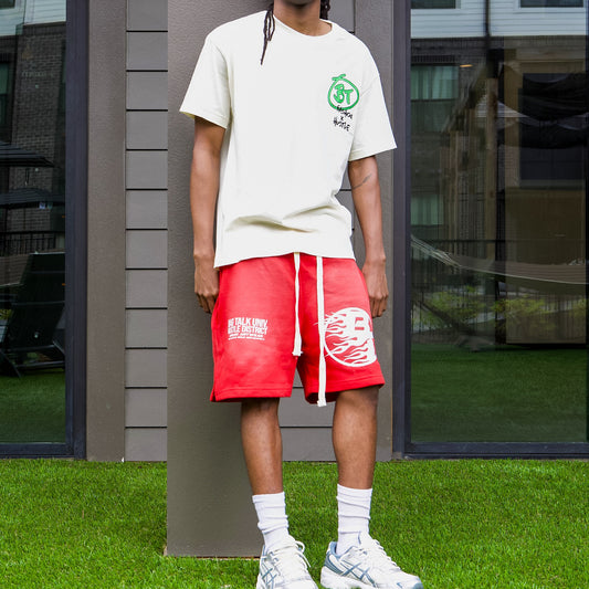 Hustle District Sun Dried Shorts (Red)