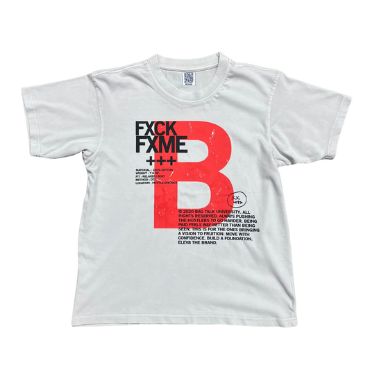 Fxck Fxme V2 Tee - Lunar Gray