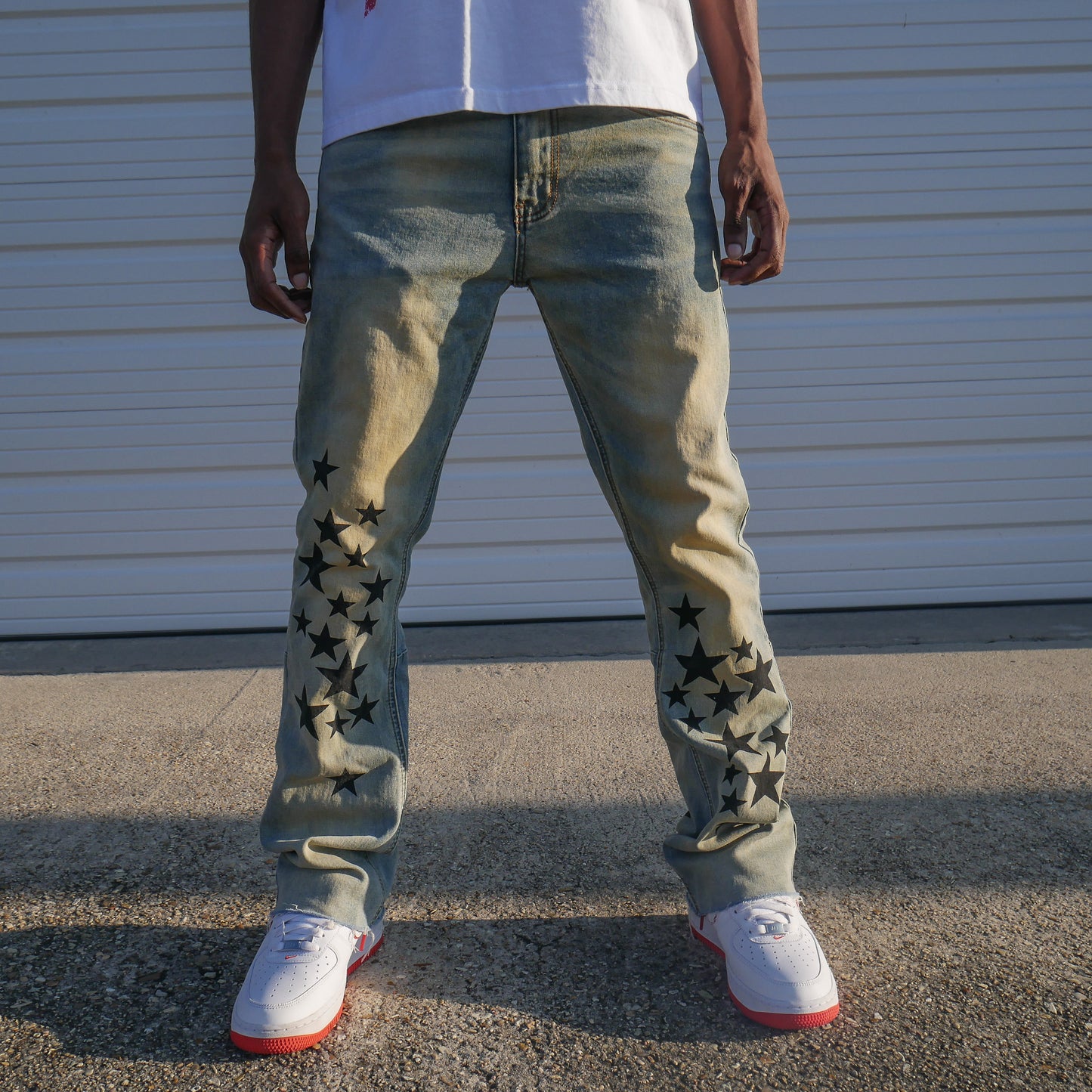 FXCK FXME Flared Denim