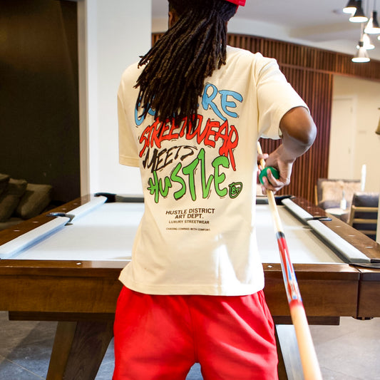 Luxury Streetwear Tee (Cream)