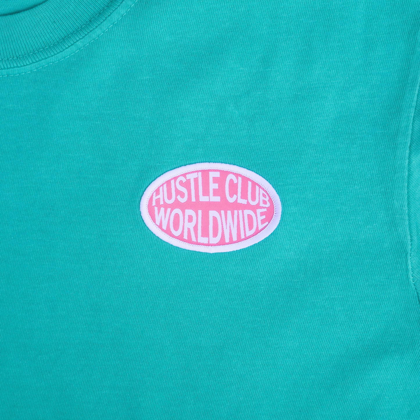 HCW Patched Tee - Island Green