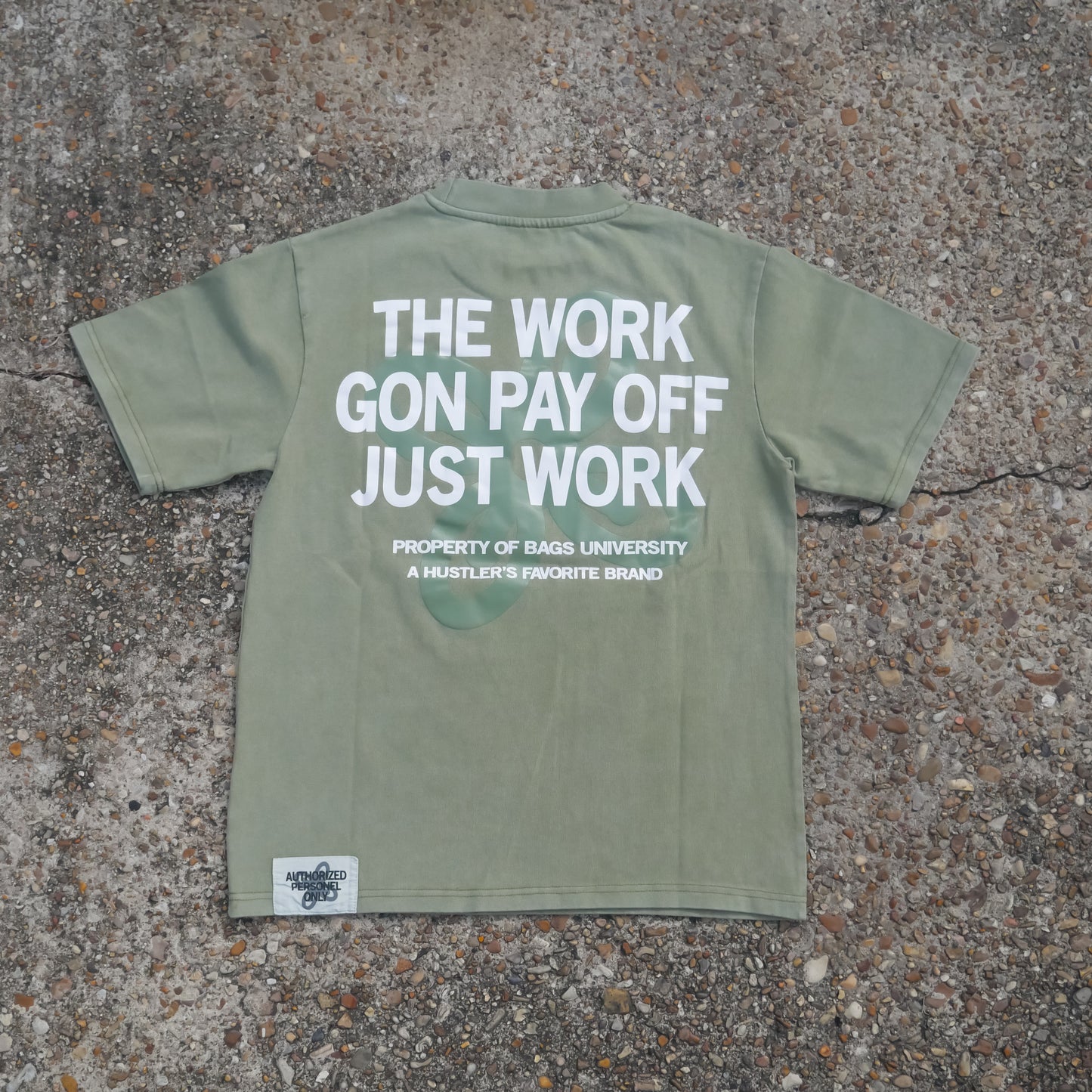 A Hustler Tee©️ Vintage Olive